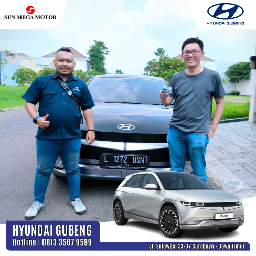 DELIVERY HYUNDAI IONIQ 5 SIGNATURE EXTENDED @ SURABAYA - JAWA TIMUR